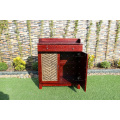 Environmental Friendly Water Hyacinth and Wooden Cabinet Wicker Furniture